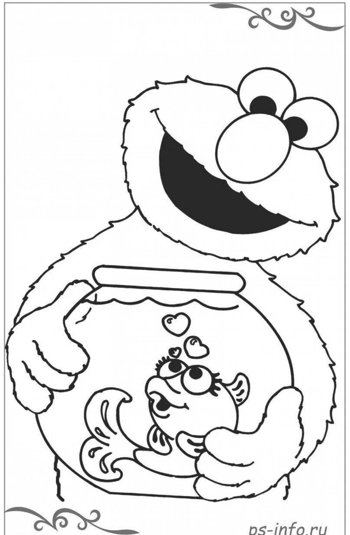 Sesame Street coloring page