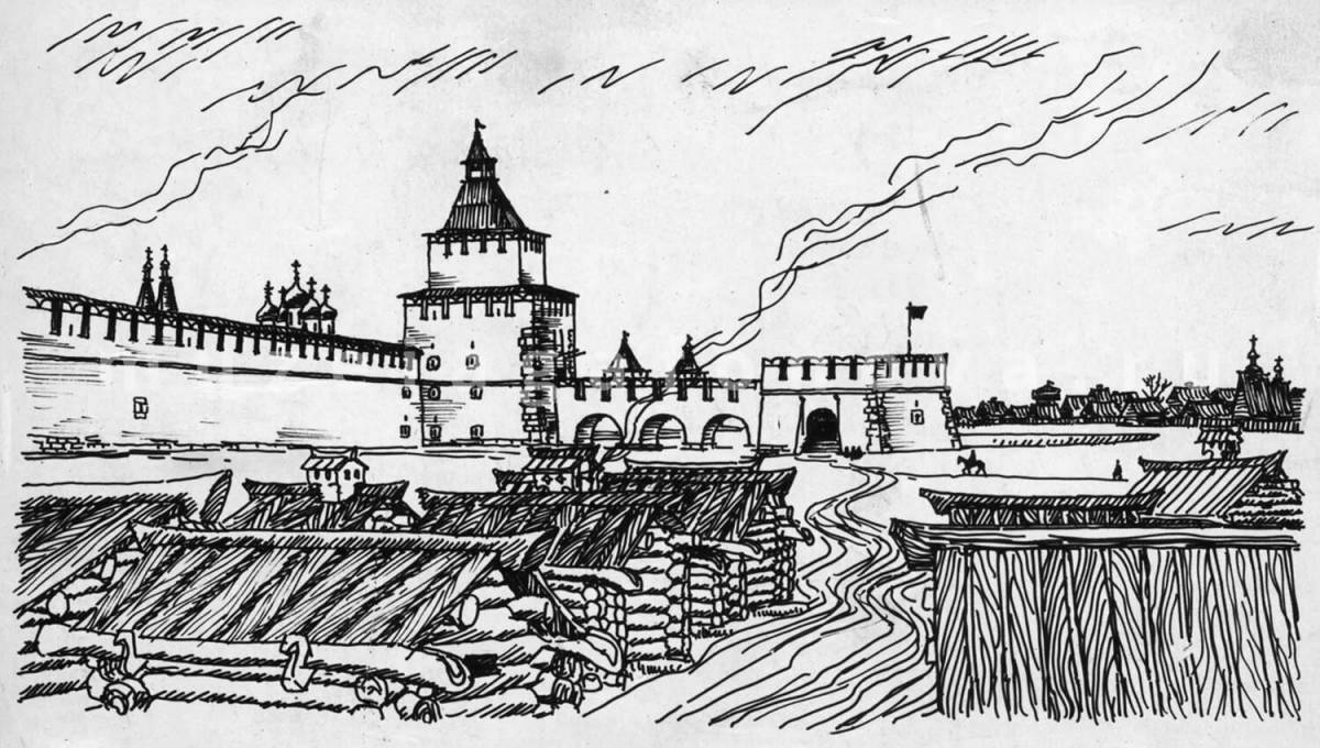 Brilliant Nizhny Novgorod Kremlin coloring book