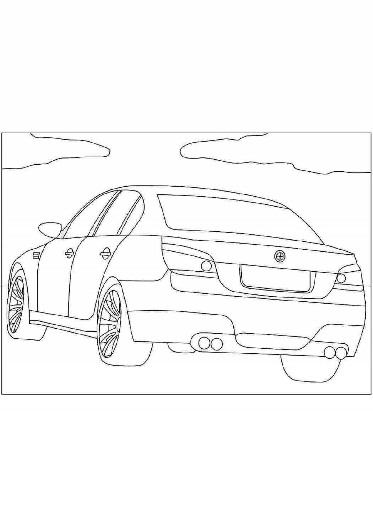 Exquisite bmw x6 coloring