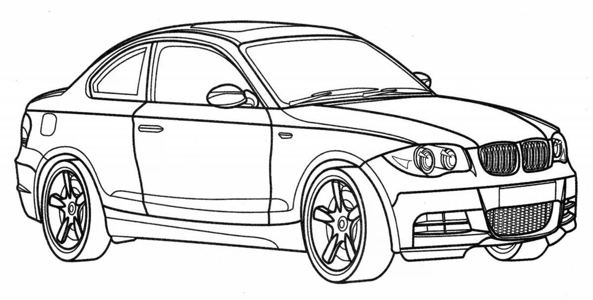 Great bmw x6 coloring page