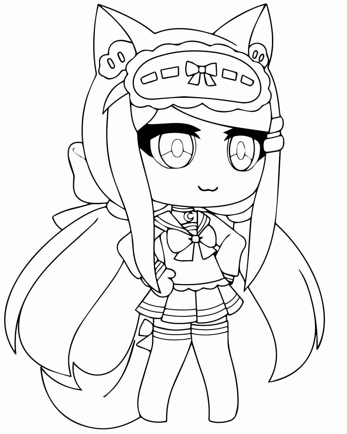 Innovative coloring gacha life