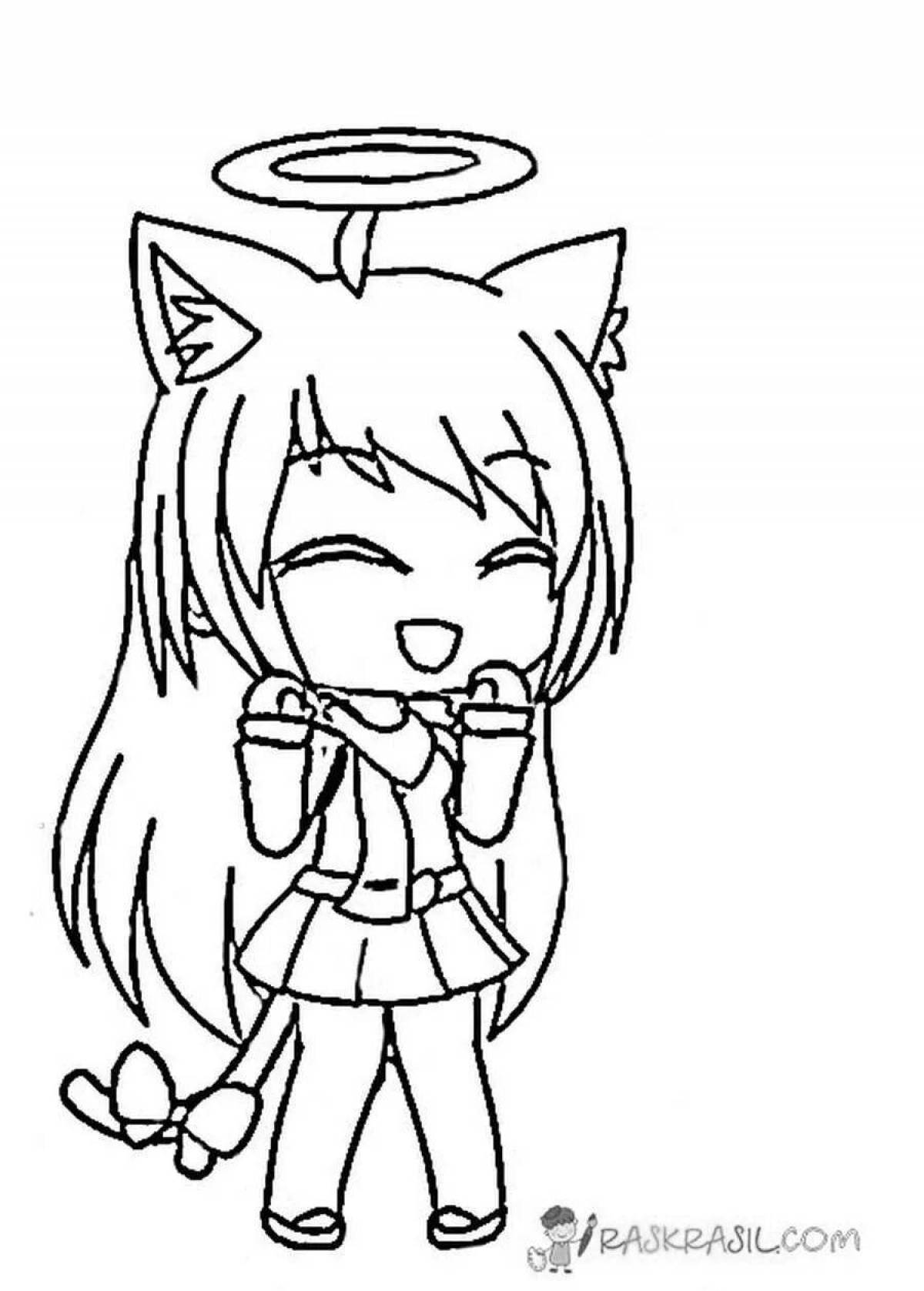 Gacha life coloring book