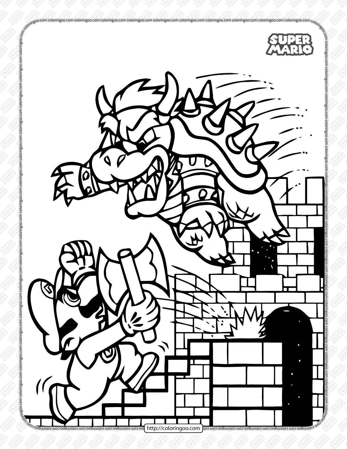 Color-frenzy coloring page popular games