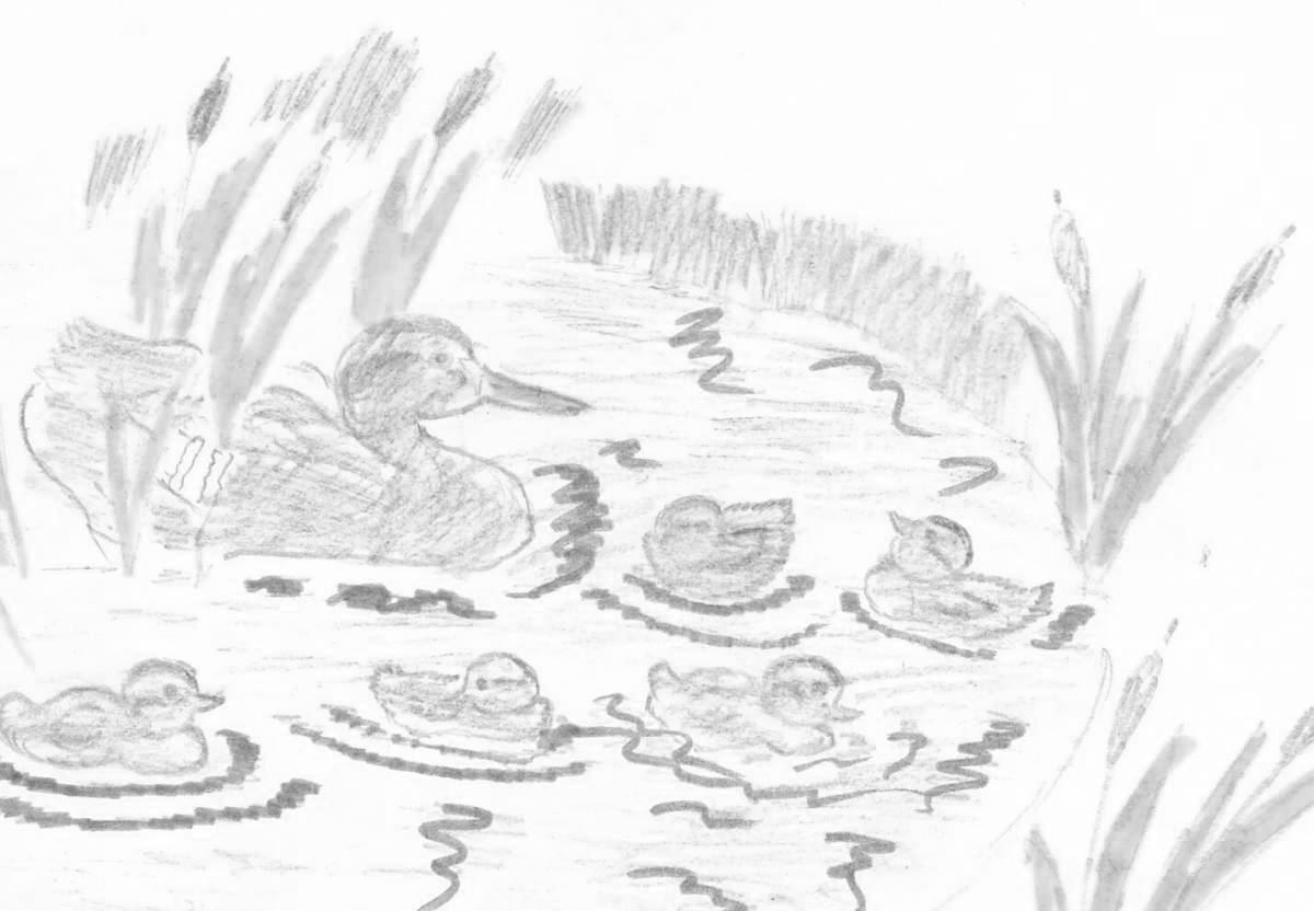 "васюткино озеро". утки васюткино озеро. астафьев васюткино озеро иллюстрации к рассказу. утки васюткино озеро. васюшки но озеро.