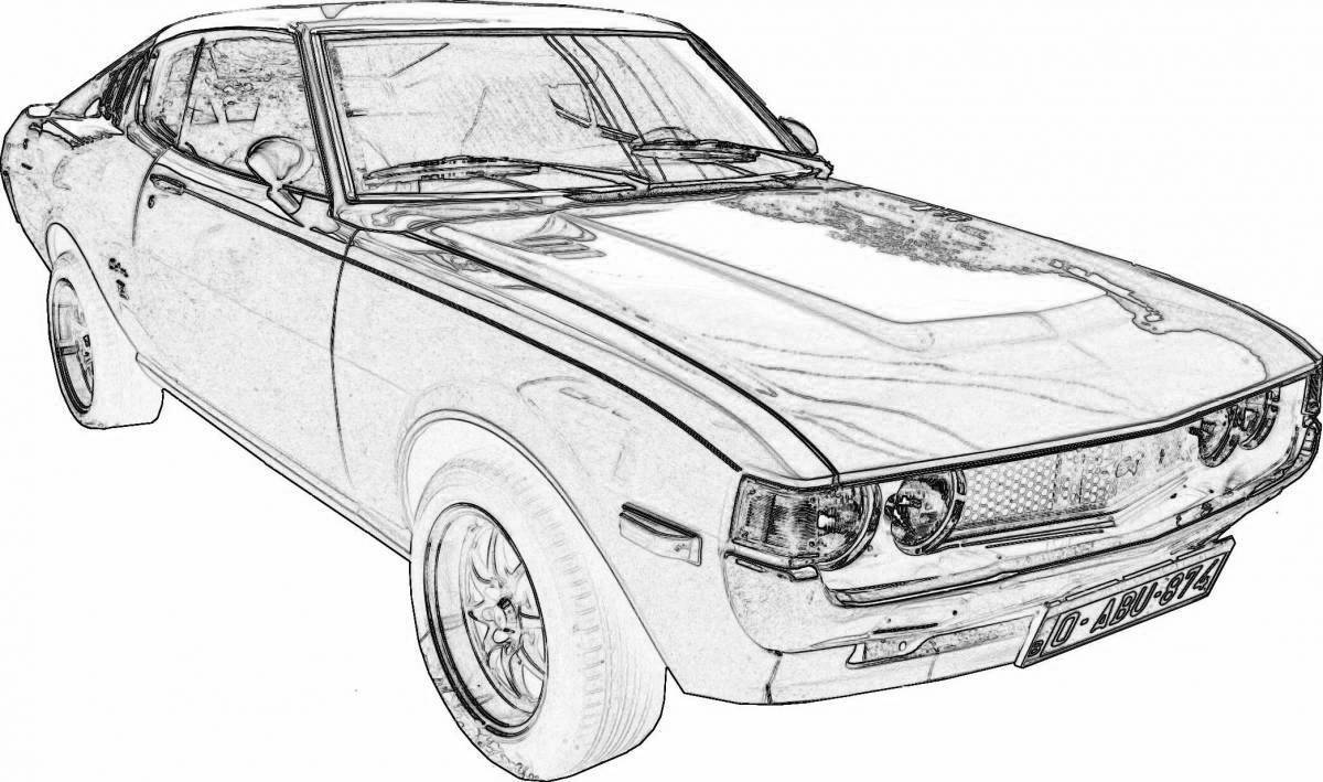 Coloring Pages Toyota celica (28 pcs) - download or print for free #26455