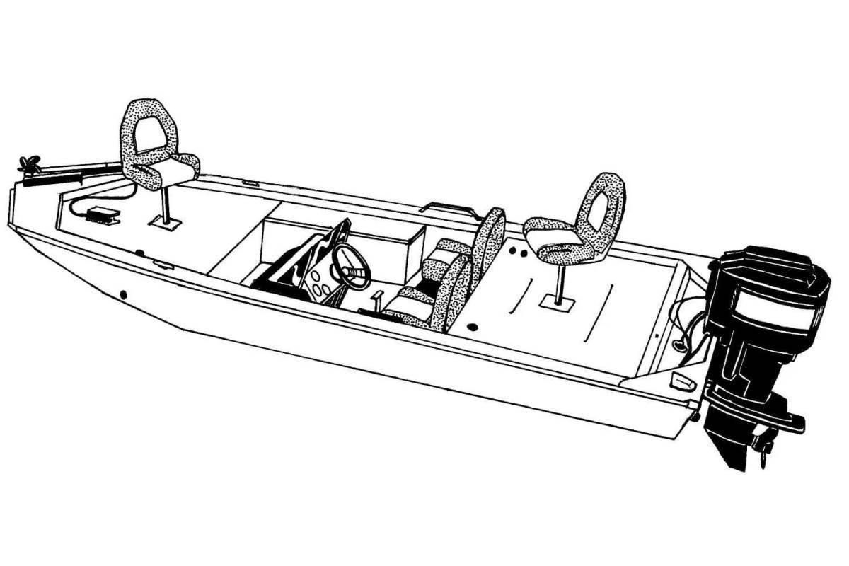 Раскраска лодок фото
