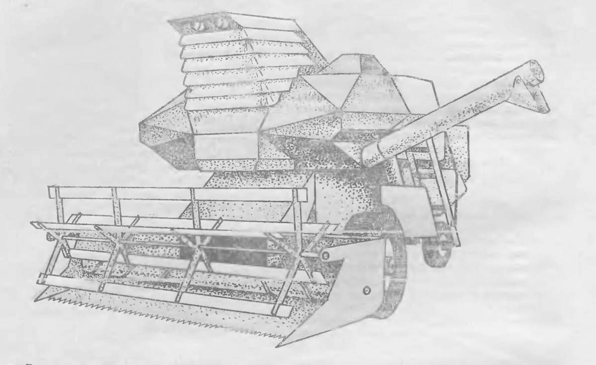 Creative corn harvester coloring page