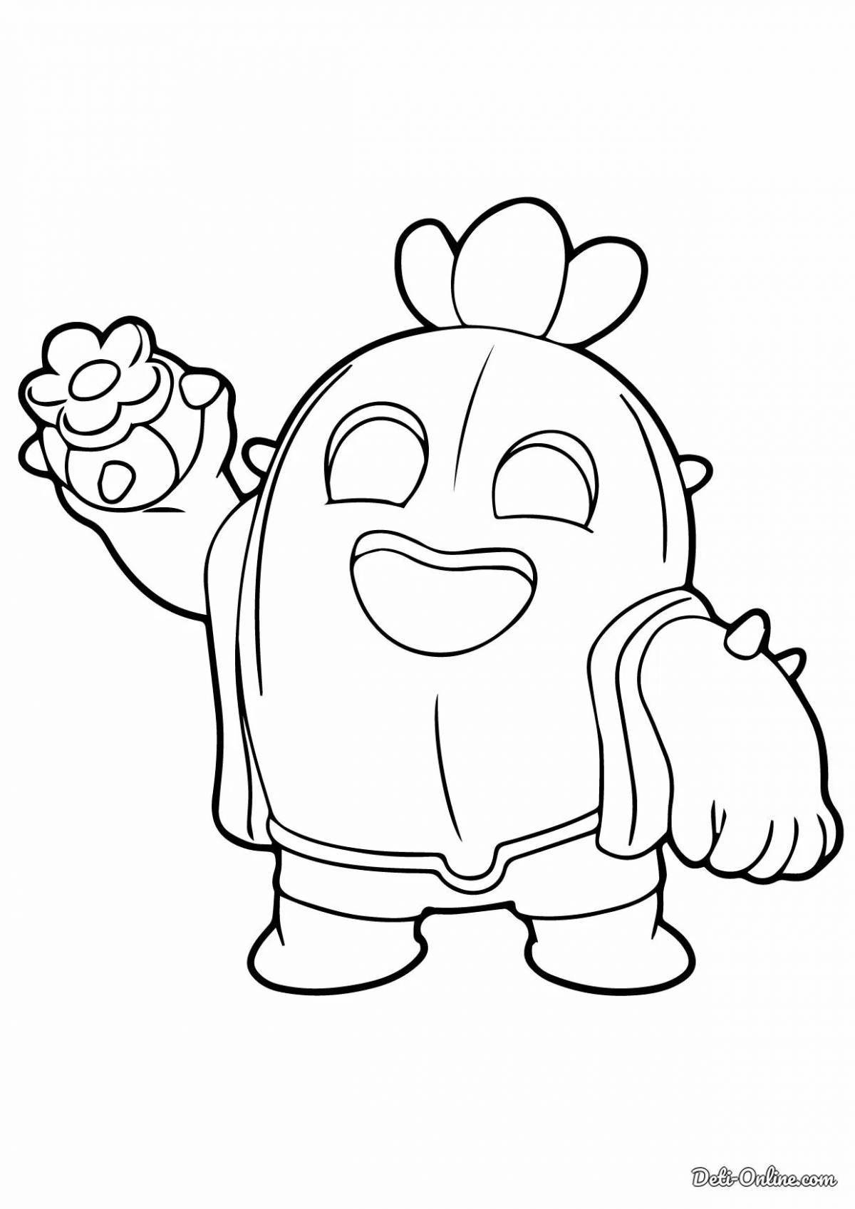 Colouring adorable spike pablo