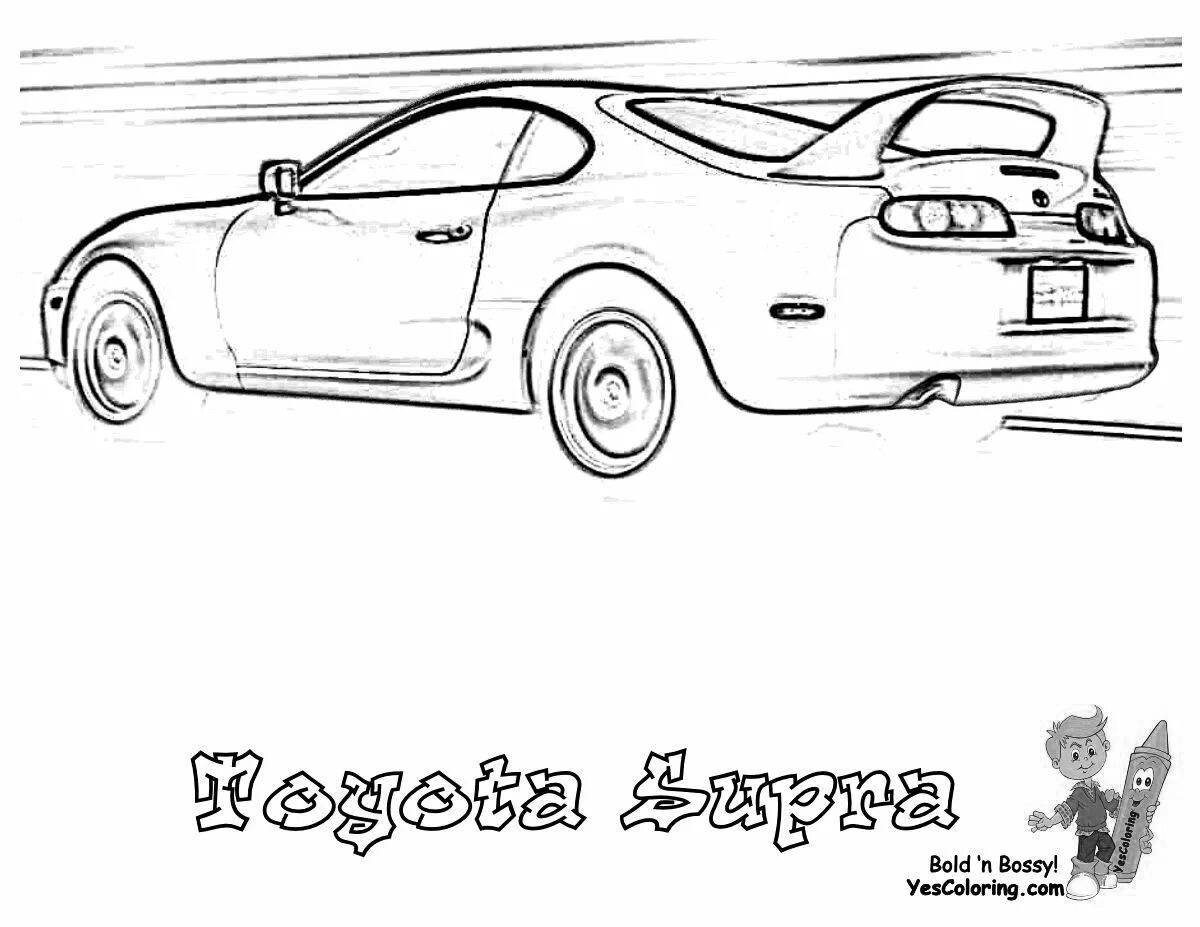 Shinning toyota celica