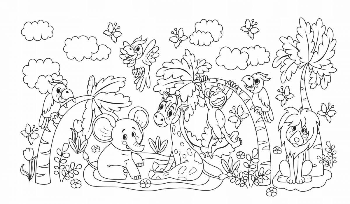 Large bright coloring