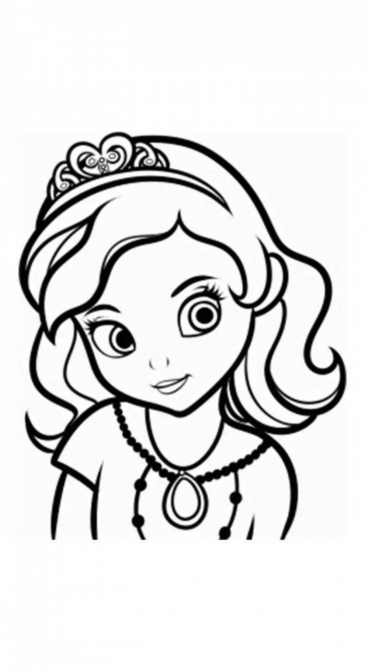 Violent princess face painting