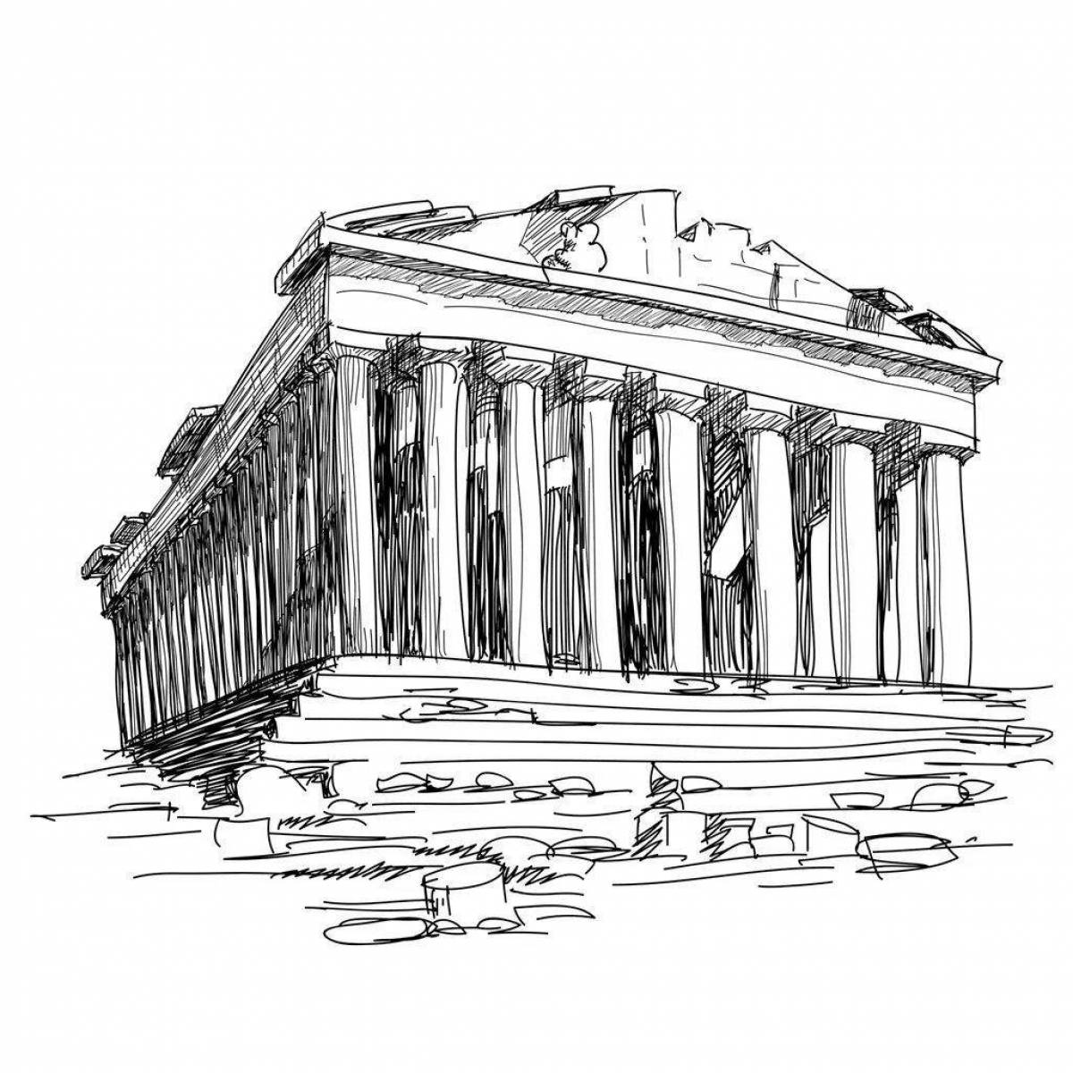 Храм древнегреческий #1