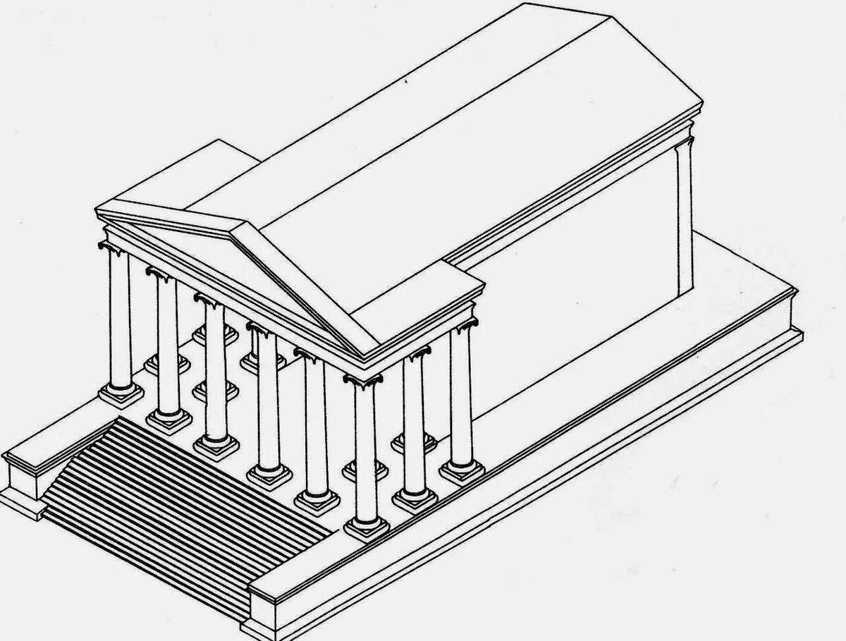 Ancient Greek temple #8