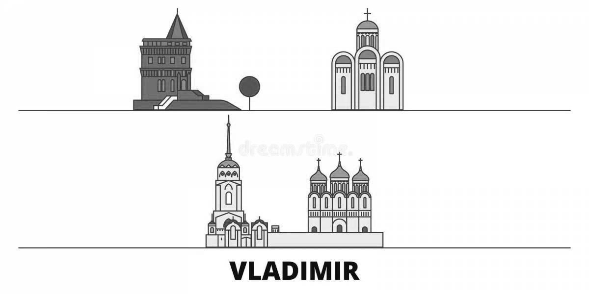 Coloring the great city of vladimir