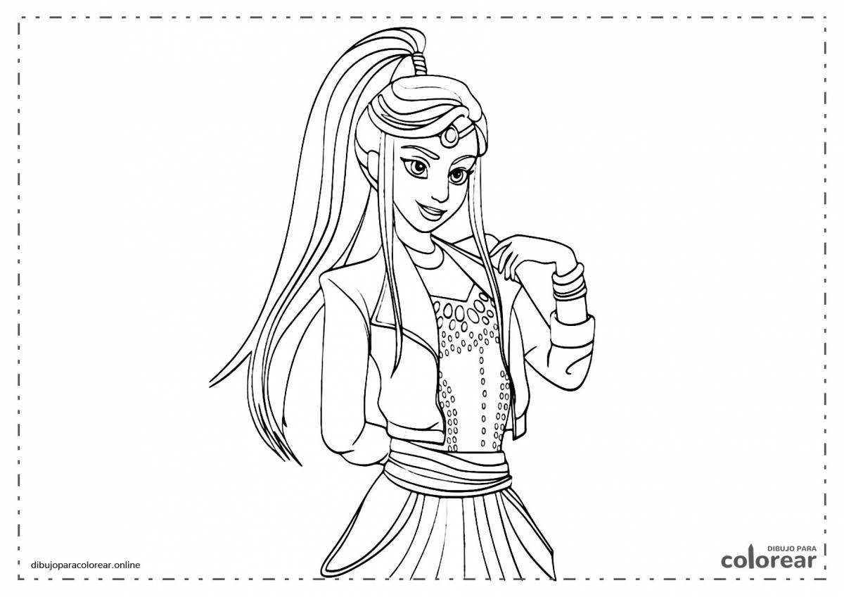 Disney heirs coloring book