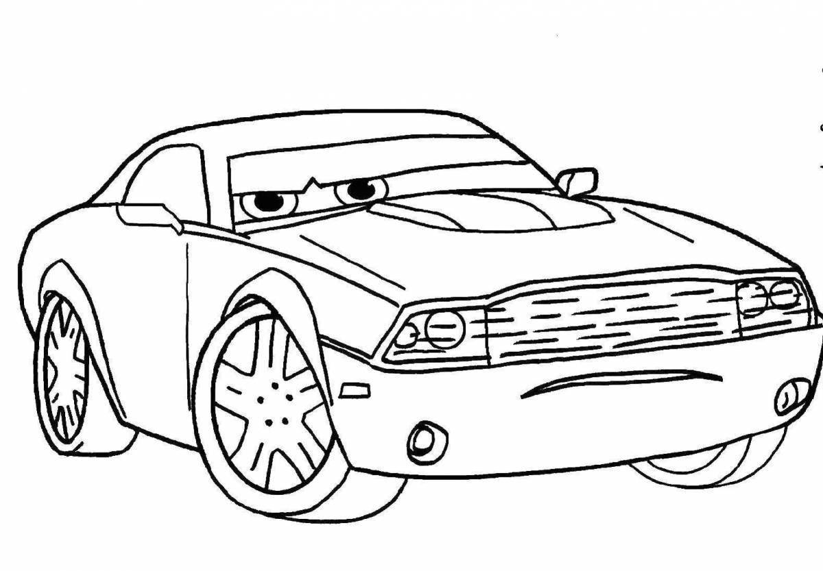 Bright cars 2 coloring book