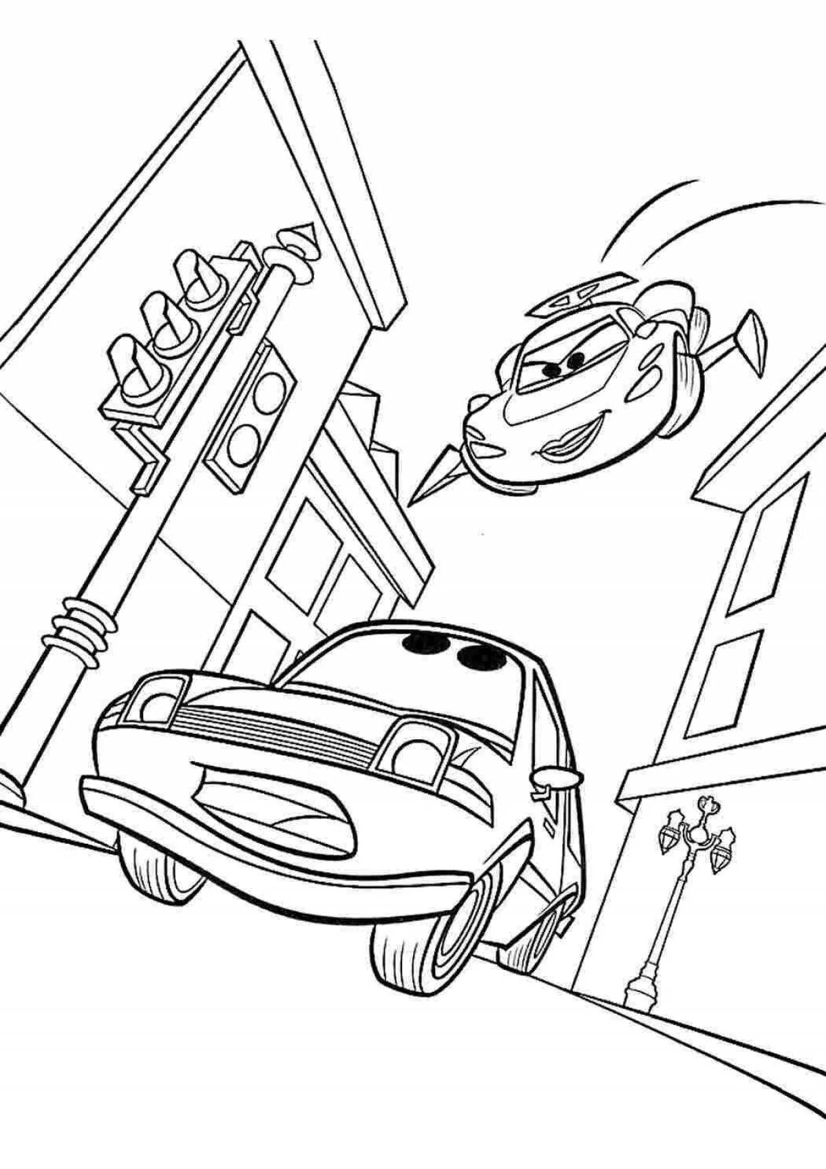Luxury cars 2 coloring book