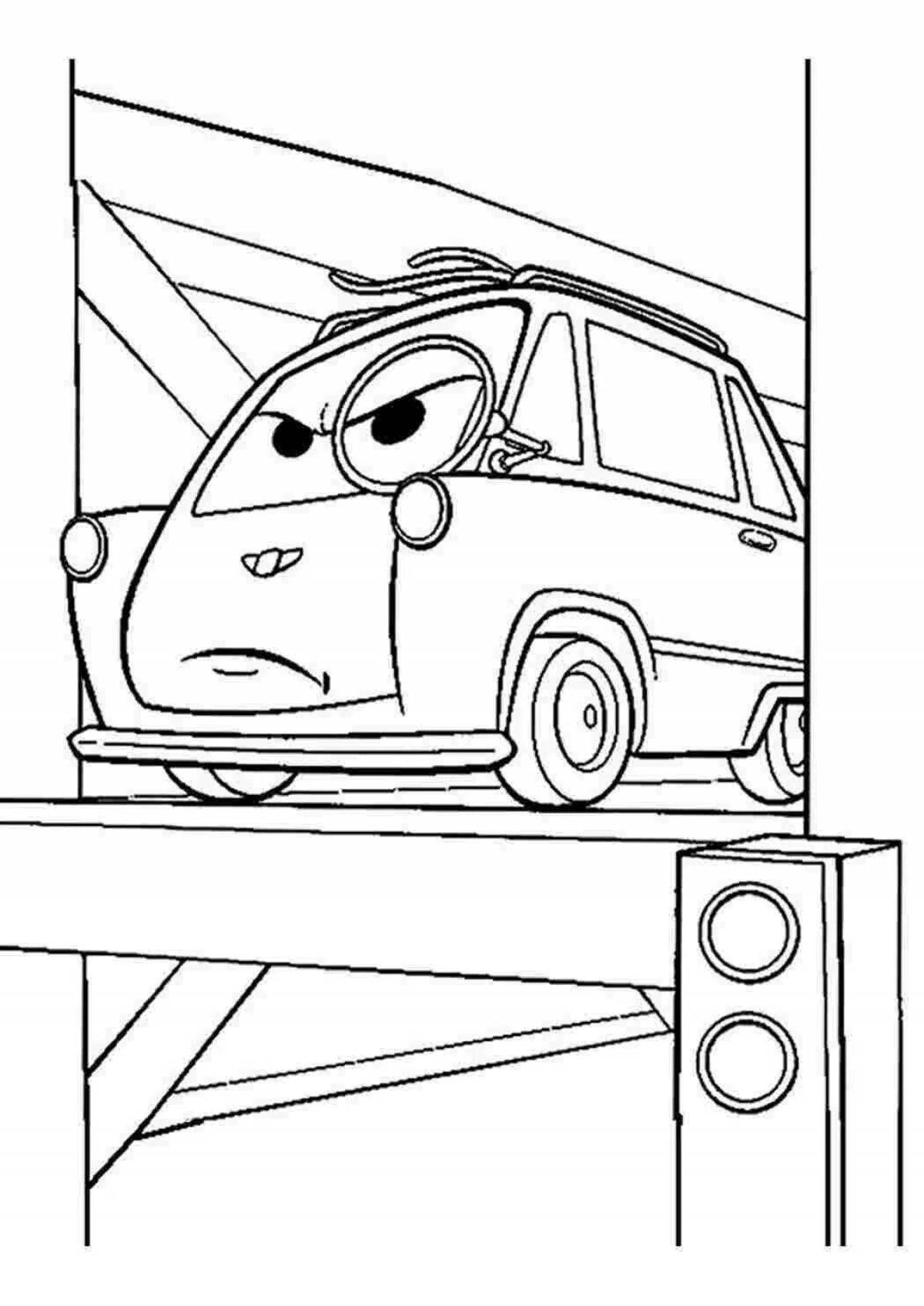 Fancy cars 2 coloring