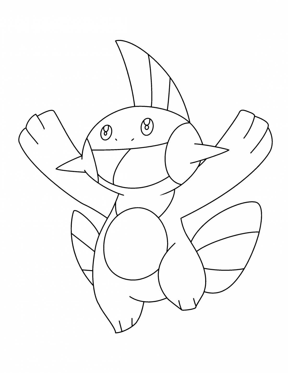 Colorful pokemon coloring pages