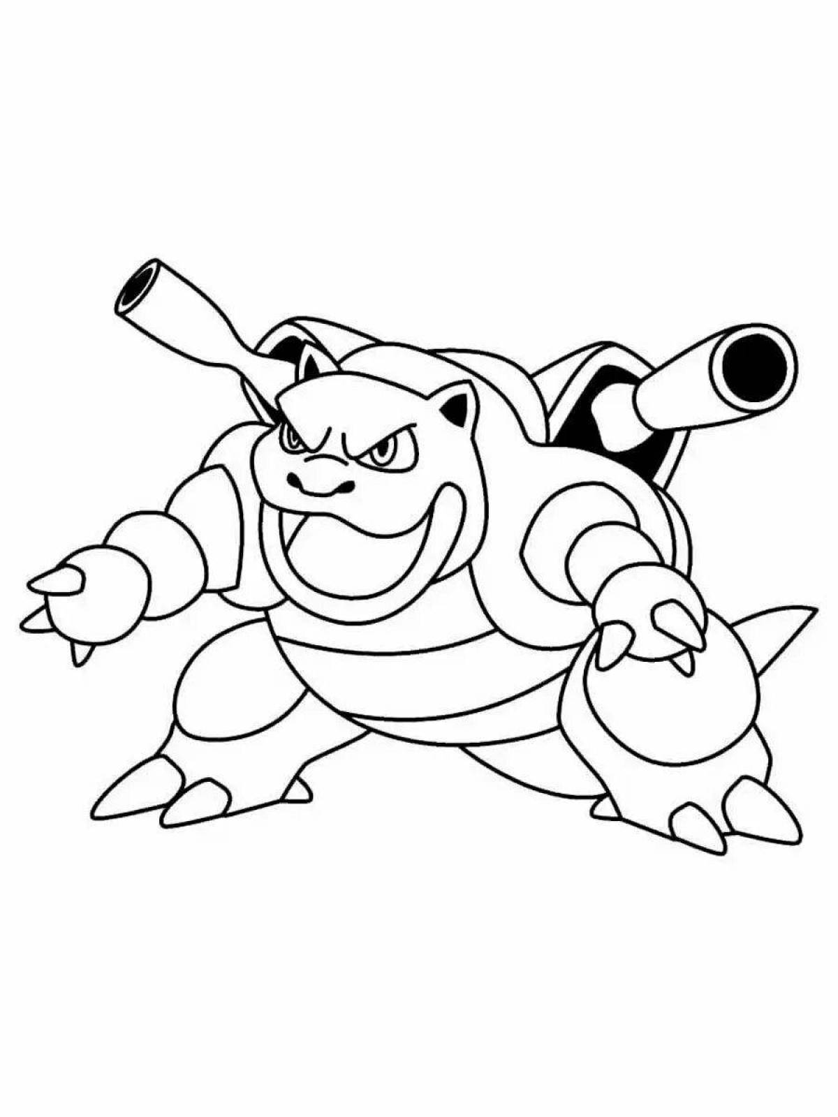 Crazy Pokemon Coloring Pages