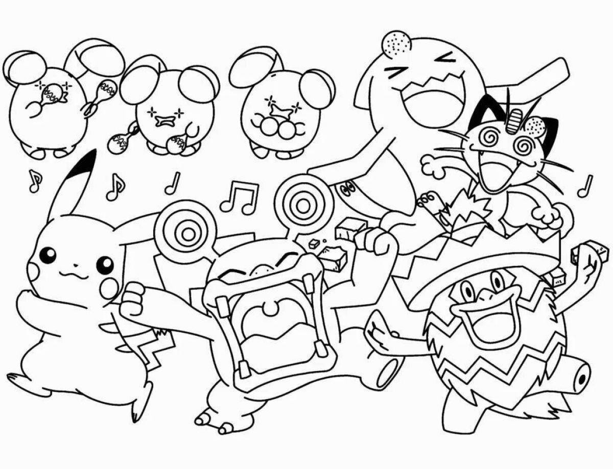 Cute pokemon coloring pages