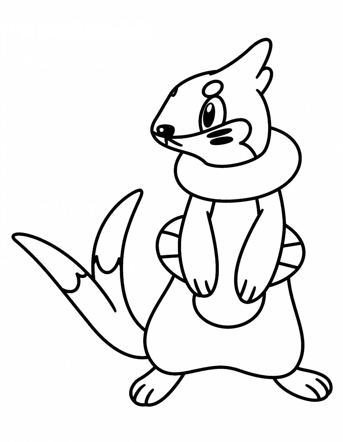 Dramatic pokemon coloring pages