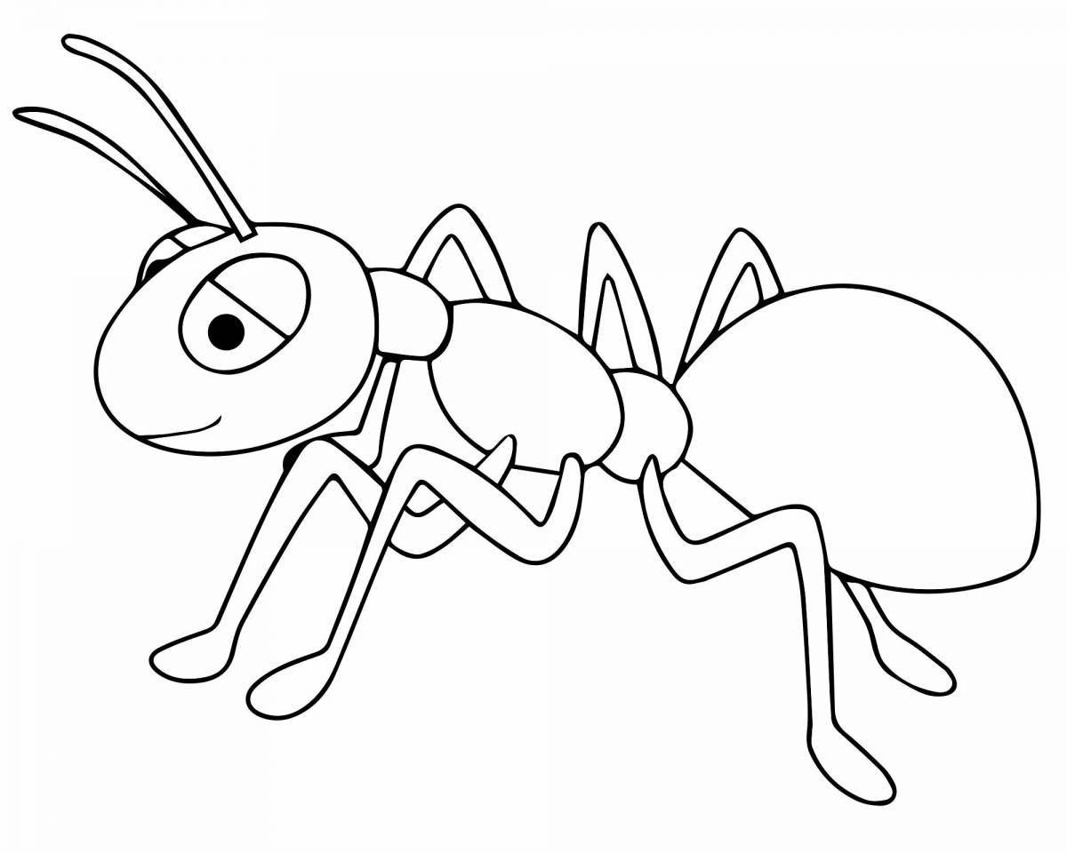 Увлекательный рисунок муравья
