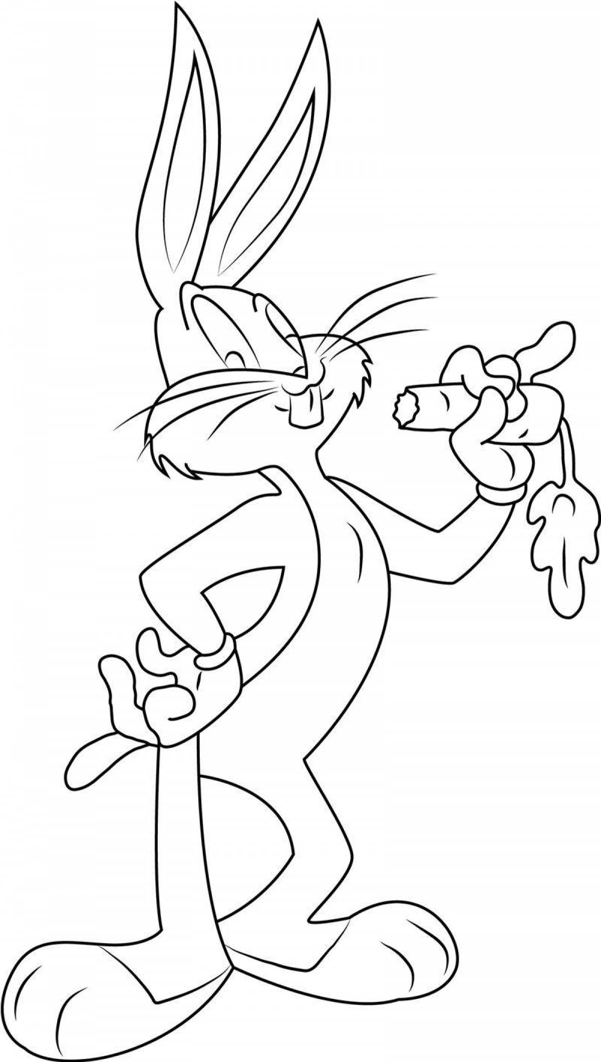Adorable roger rabbit coloring book