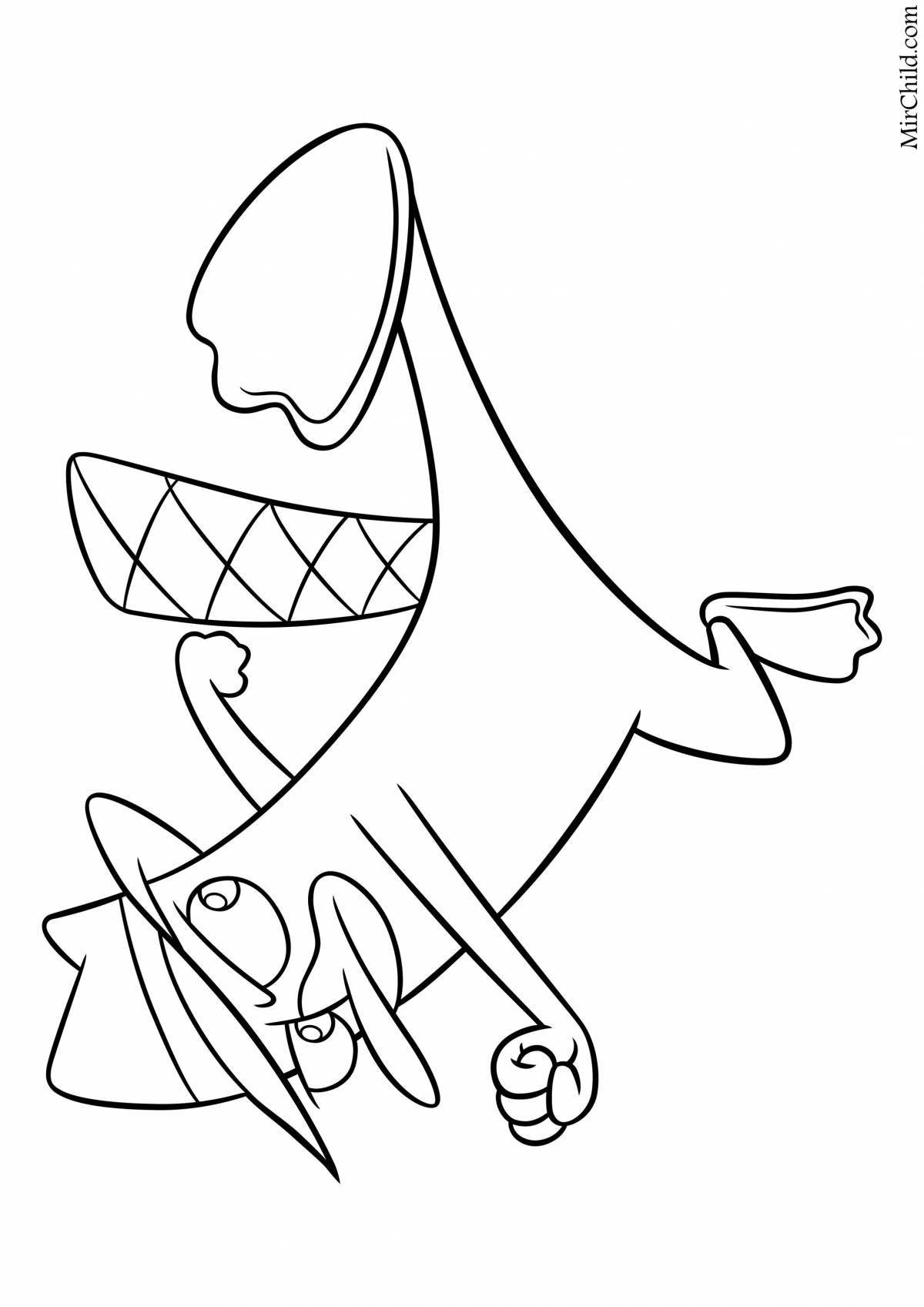 Cute perry platypus coloring book
