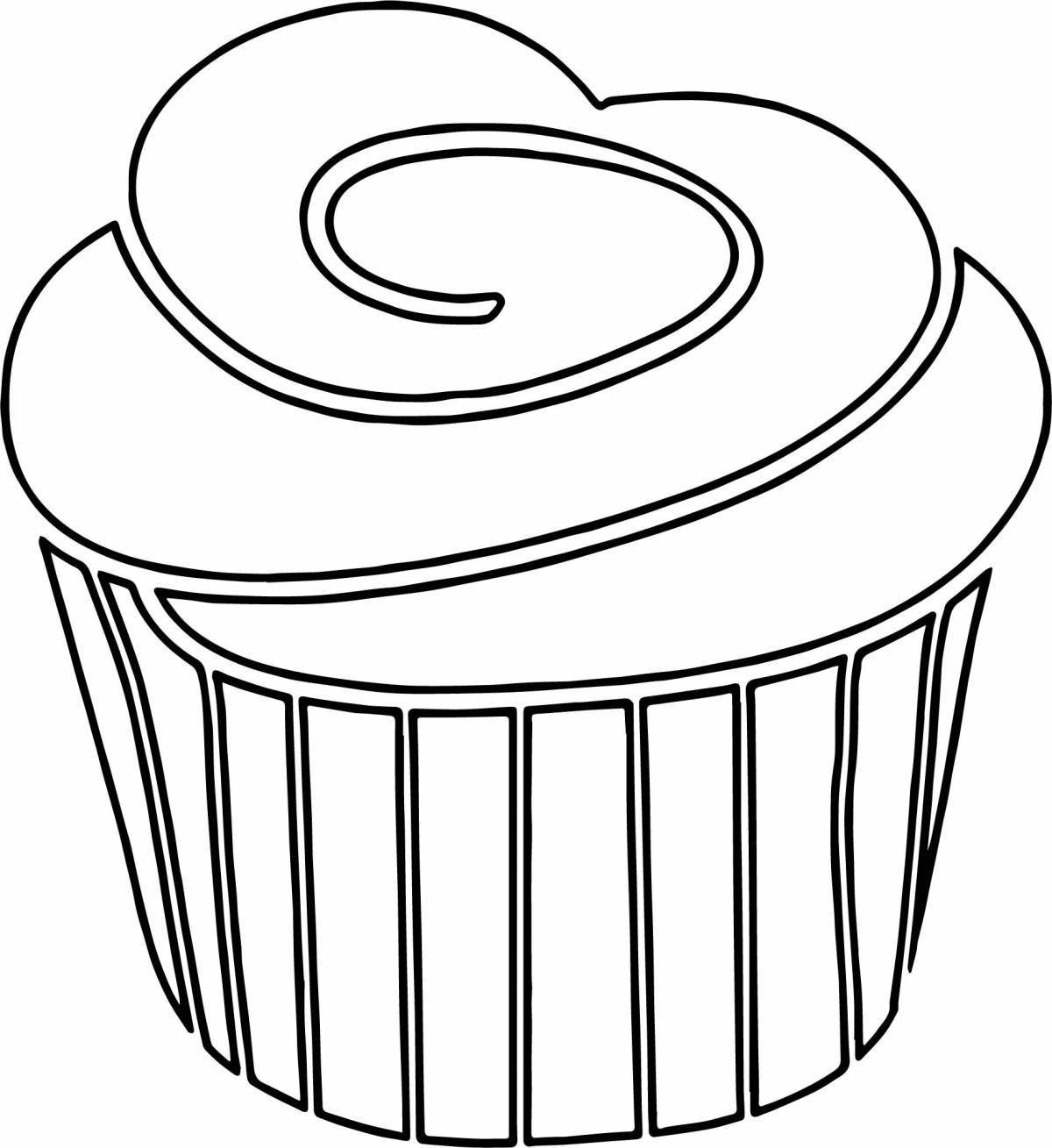 Playful candy coloring page