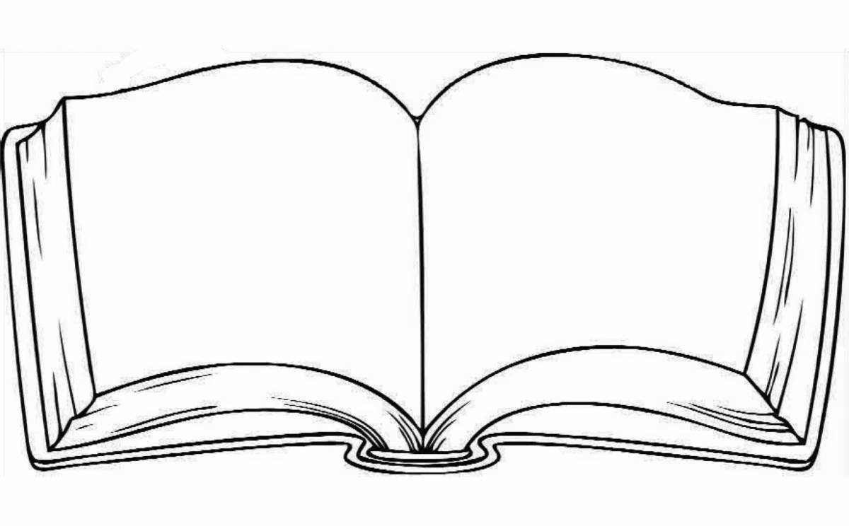 Pretty open coloring book