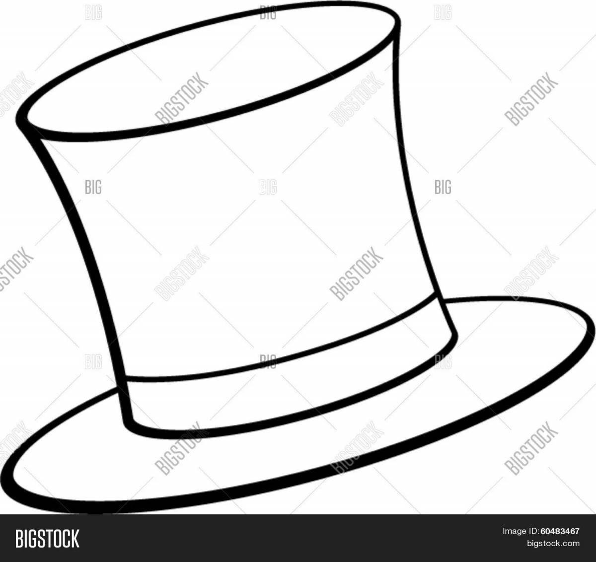 Fun coloring of the top hat