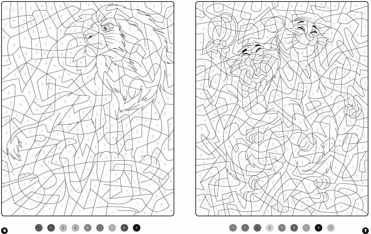 Раскраски Hachette по номерам (28 шт.) - скачать или распечатать ...