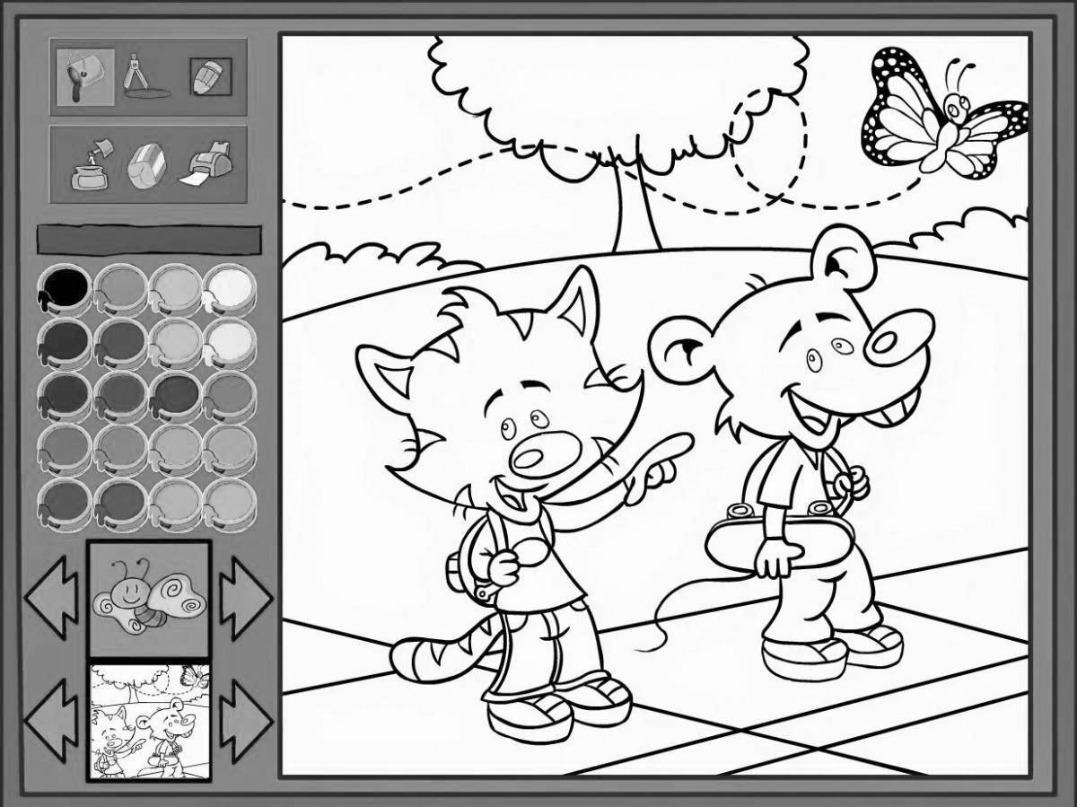 Интерактивная раскраска. Интерактивные раскраски для детей. Интерактивная игра раскраски. Картинки для интерактивной раскраски.