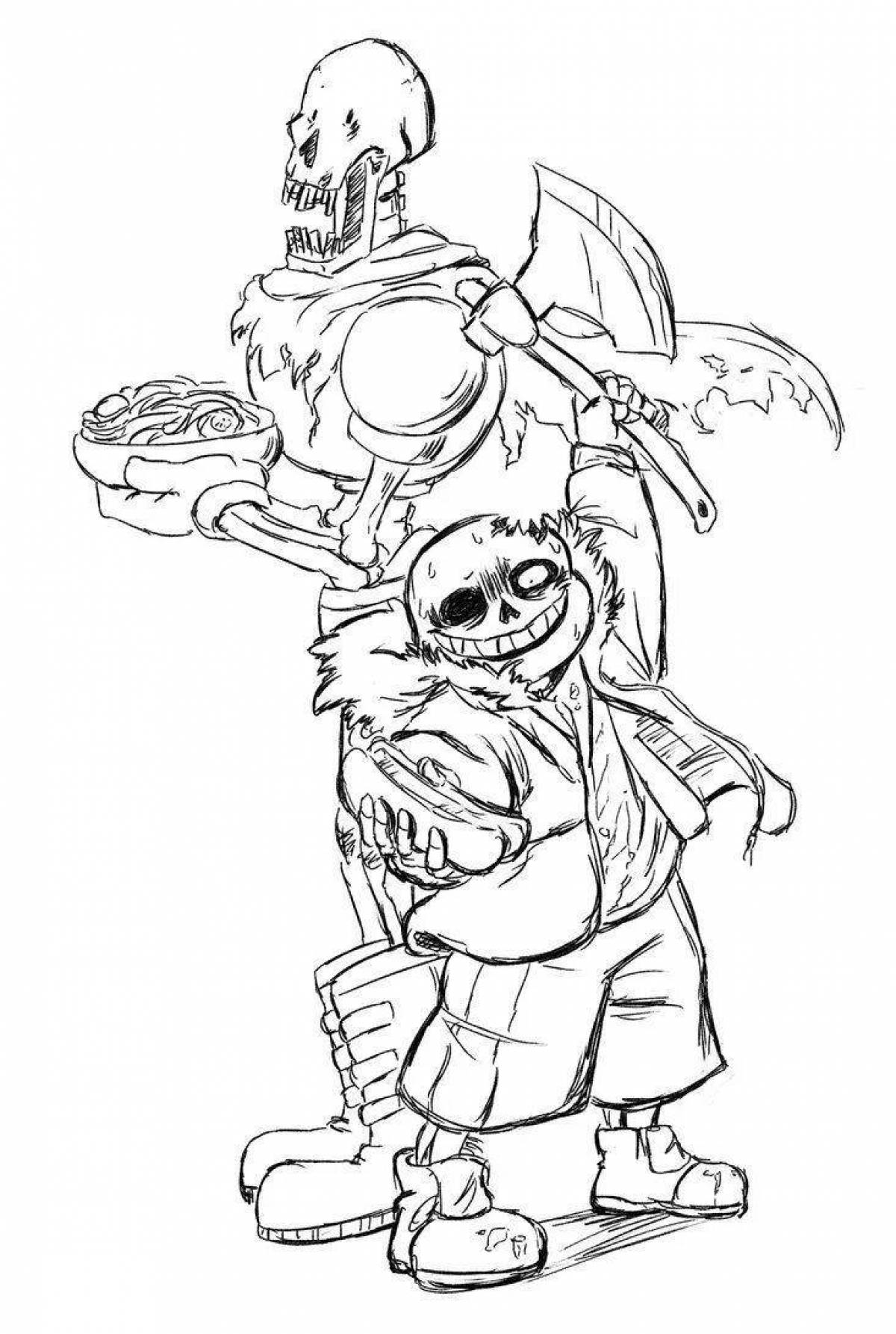 Coloring bright undertail au