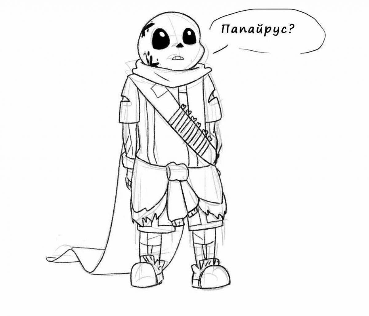 Coloring funny undertail au