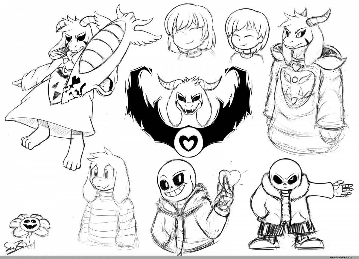 Coloring luminous undertail au