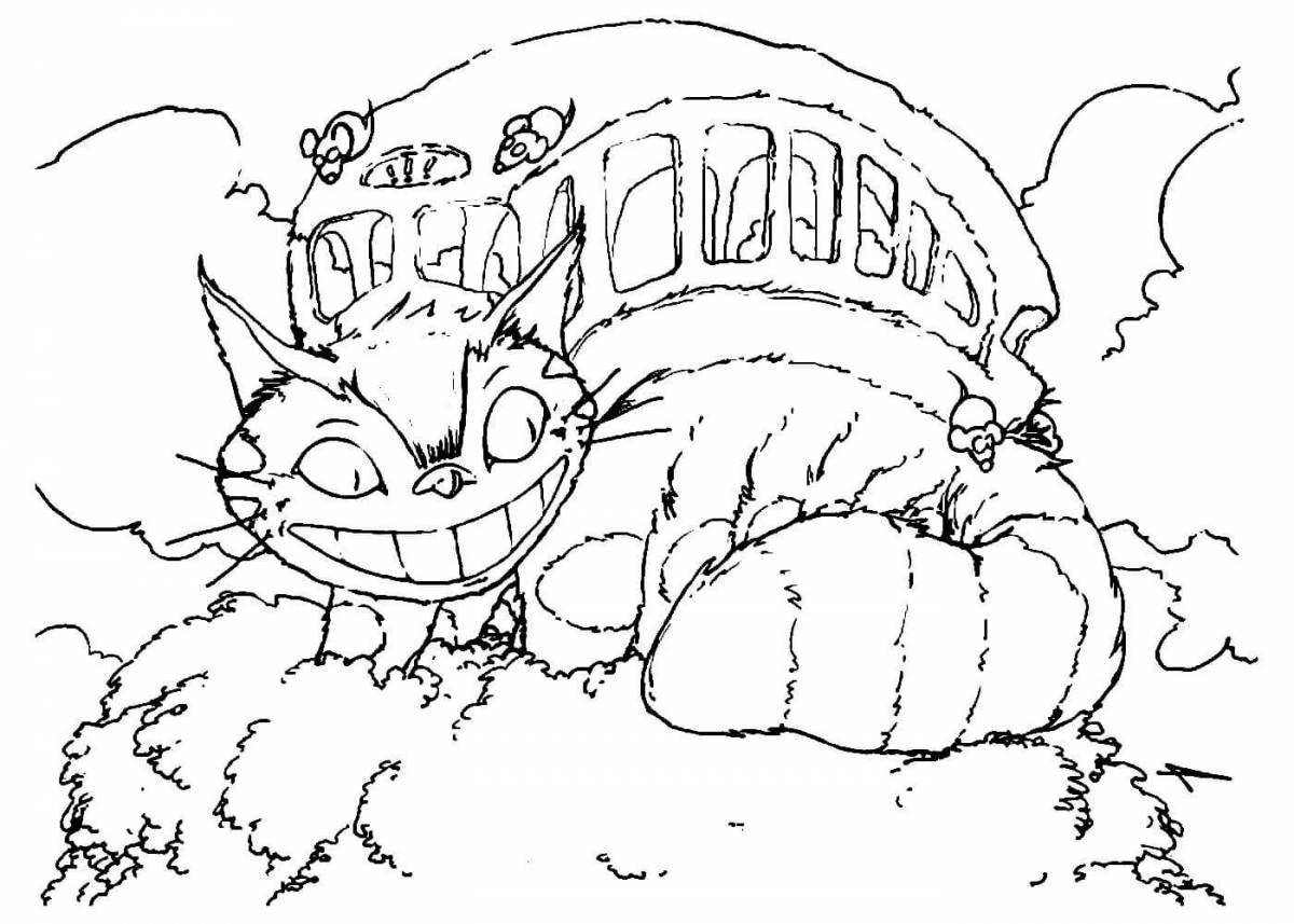 Totoro holiday coloring book