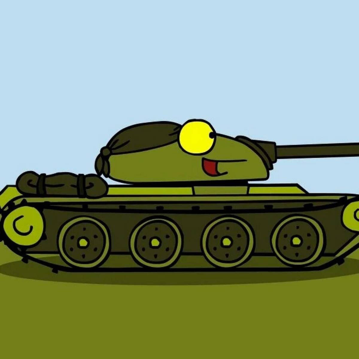 Coloring amazing ranzar tanks