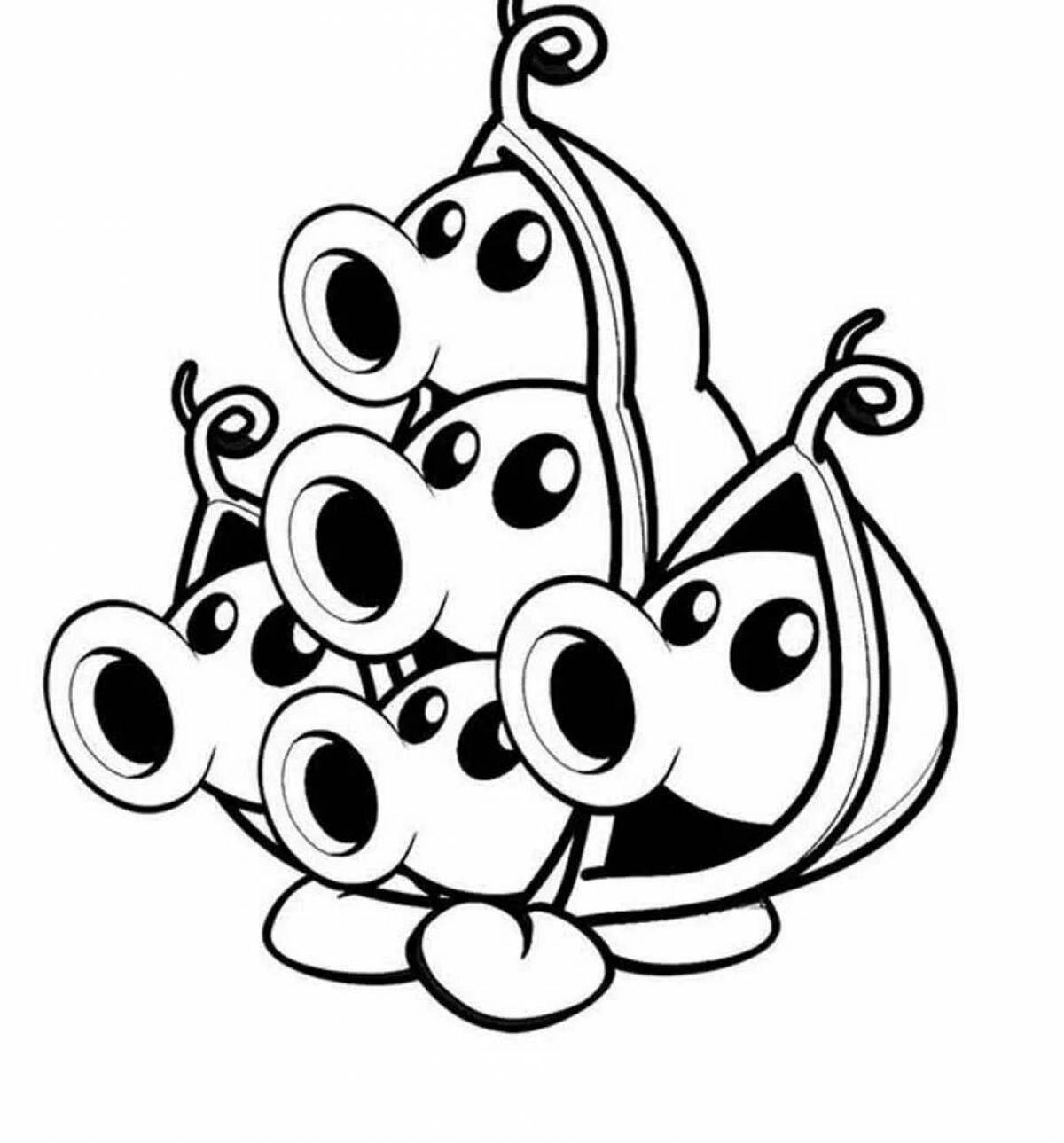 Magnificent fire pea shooter