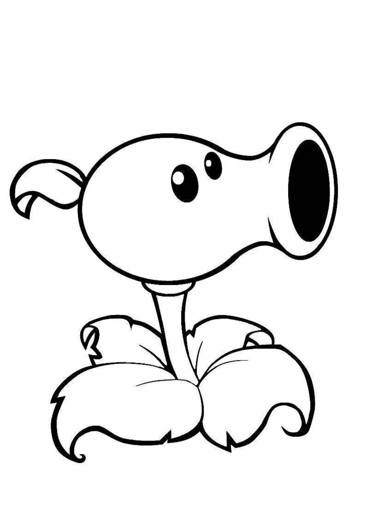 Sparkling fire pea shooter