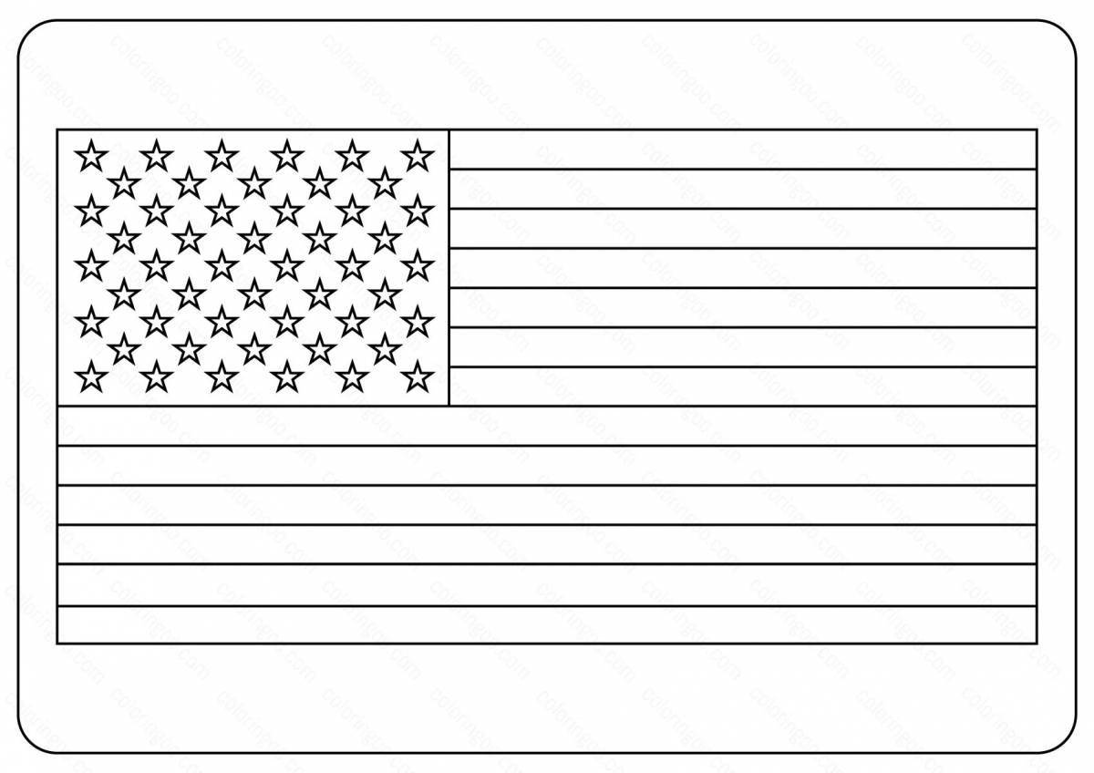 Large Chinese flag coloring book