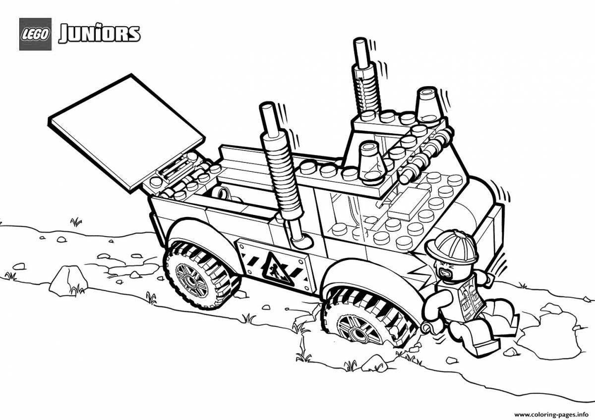 Jeep lego incredible coloring book