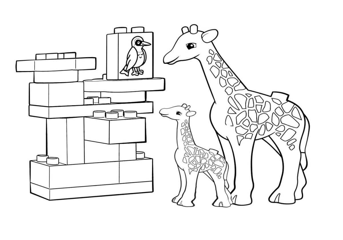 Attractive coloring page by designer robbins