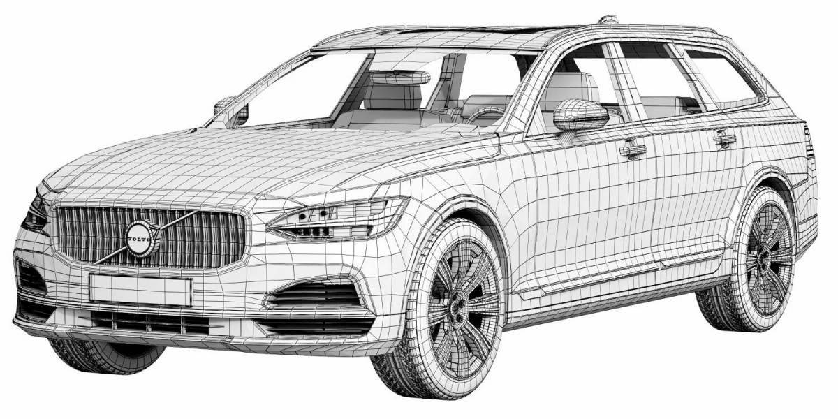 Great coloring volvo xc90