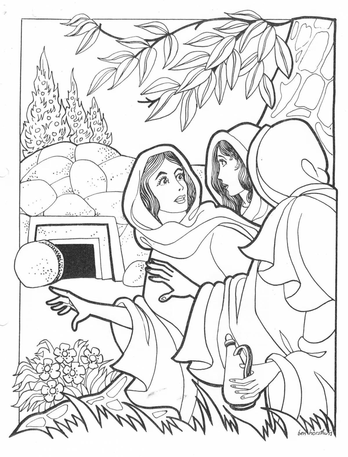 Great Sunday school coloring book