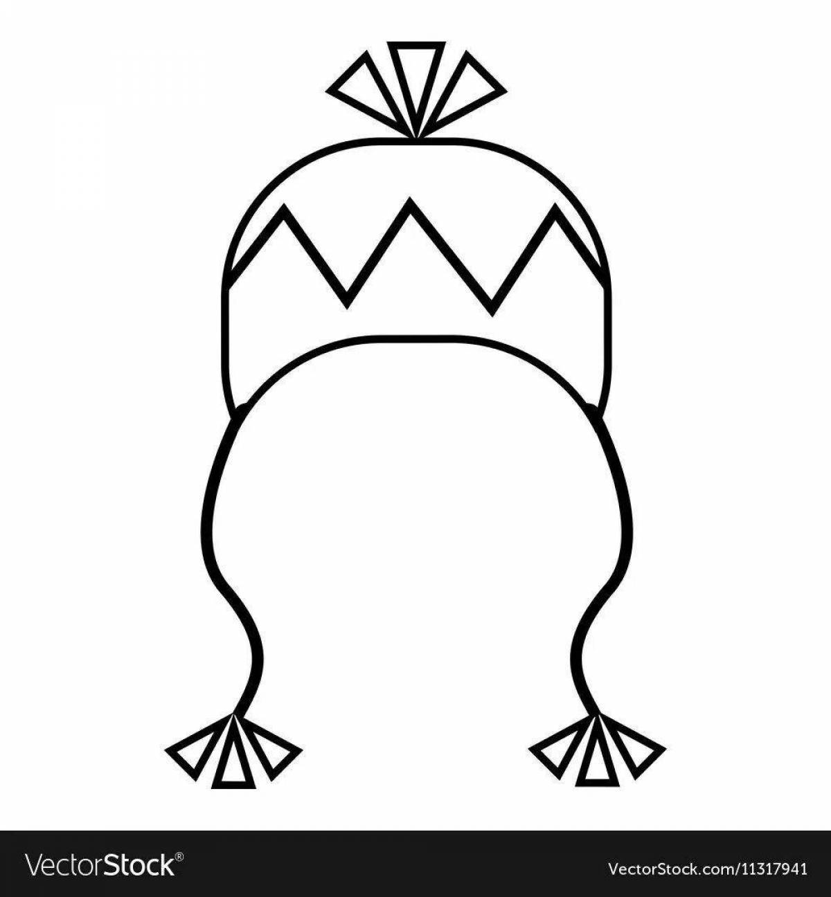 Animated snowman scarf coloring page