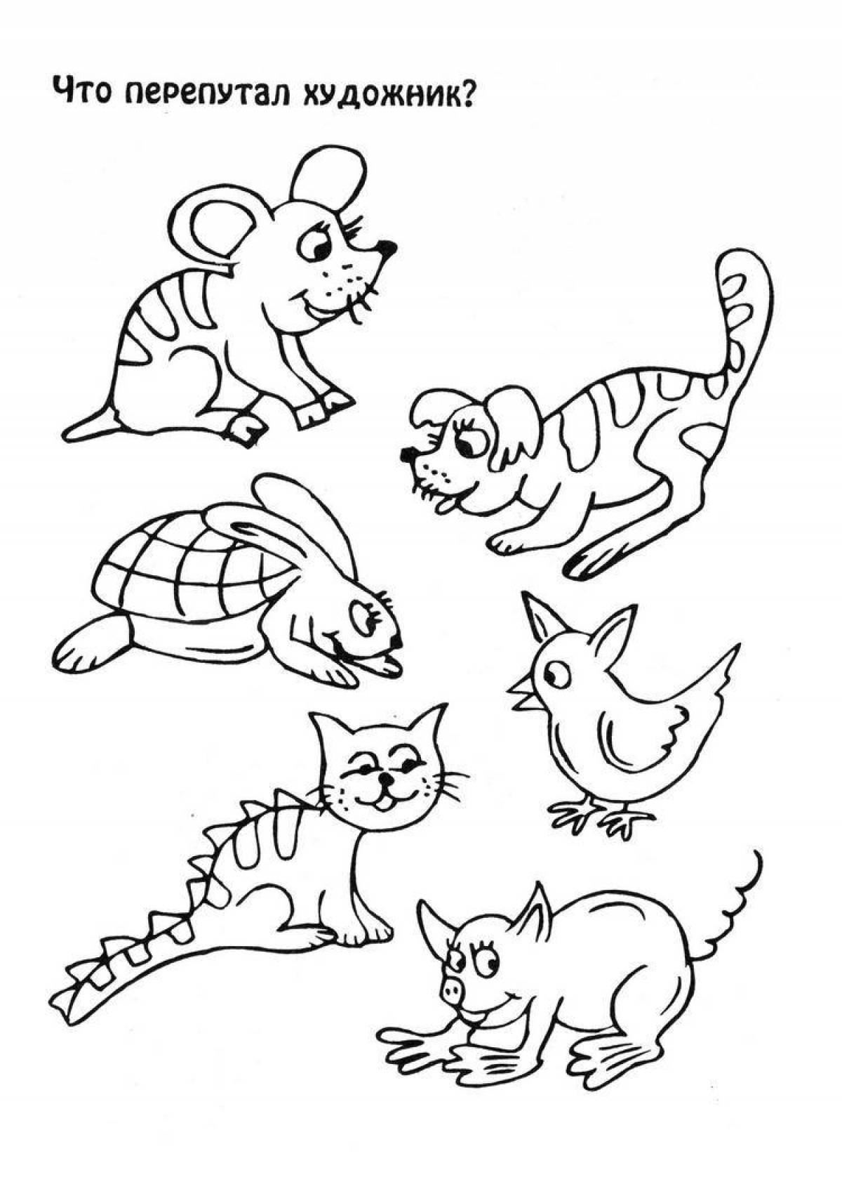 Photo Creative confusion coloring page