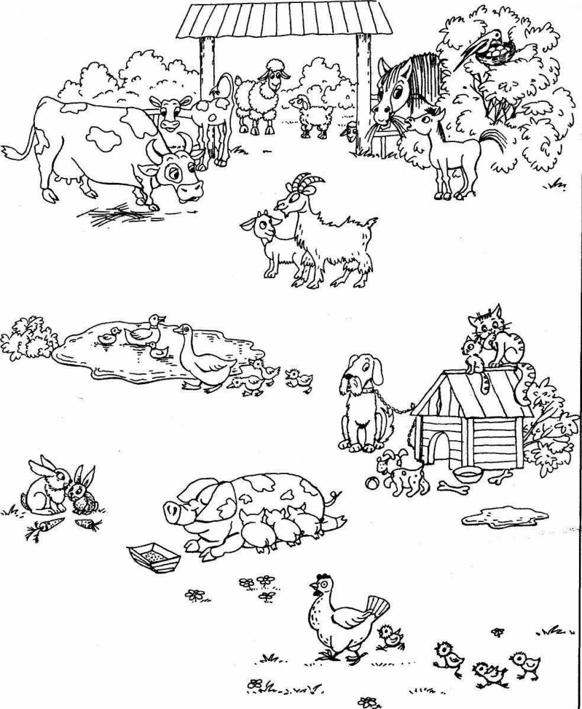 Photo Bold confusion coloring page