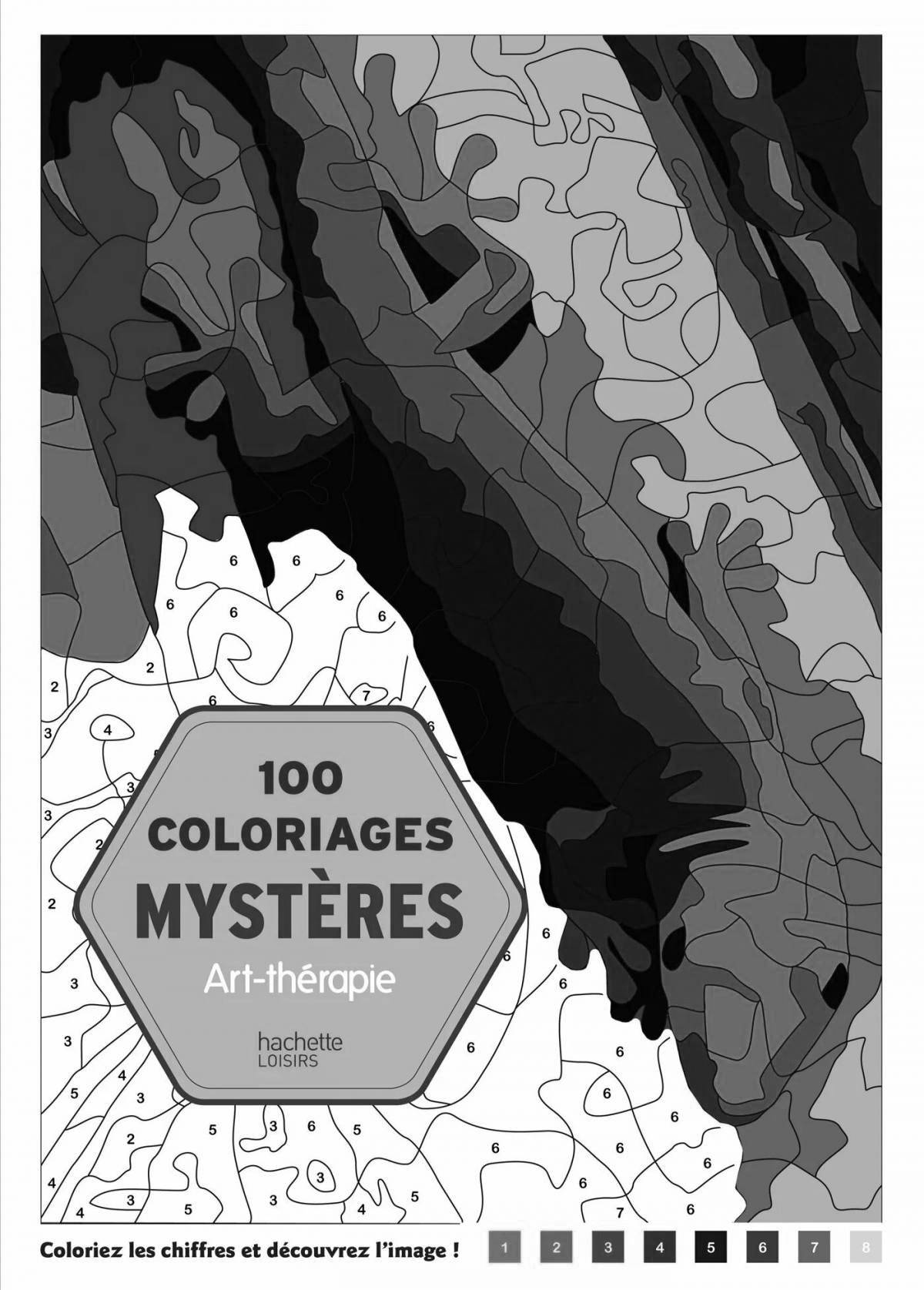Attractive hachette coloring by numbers